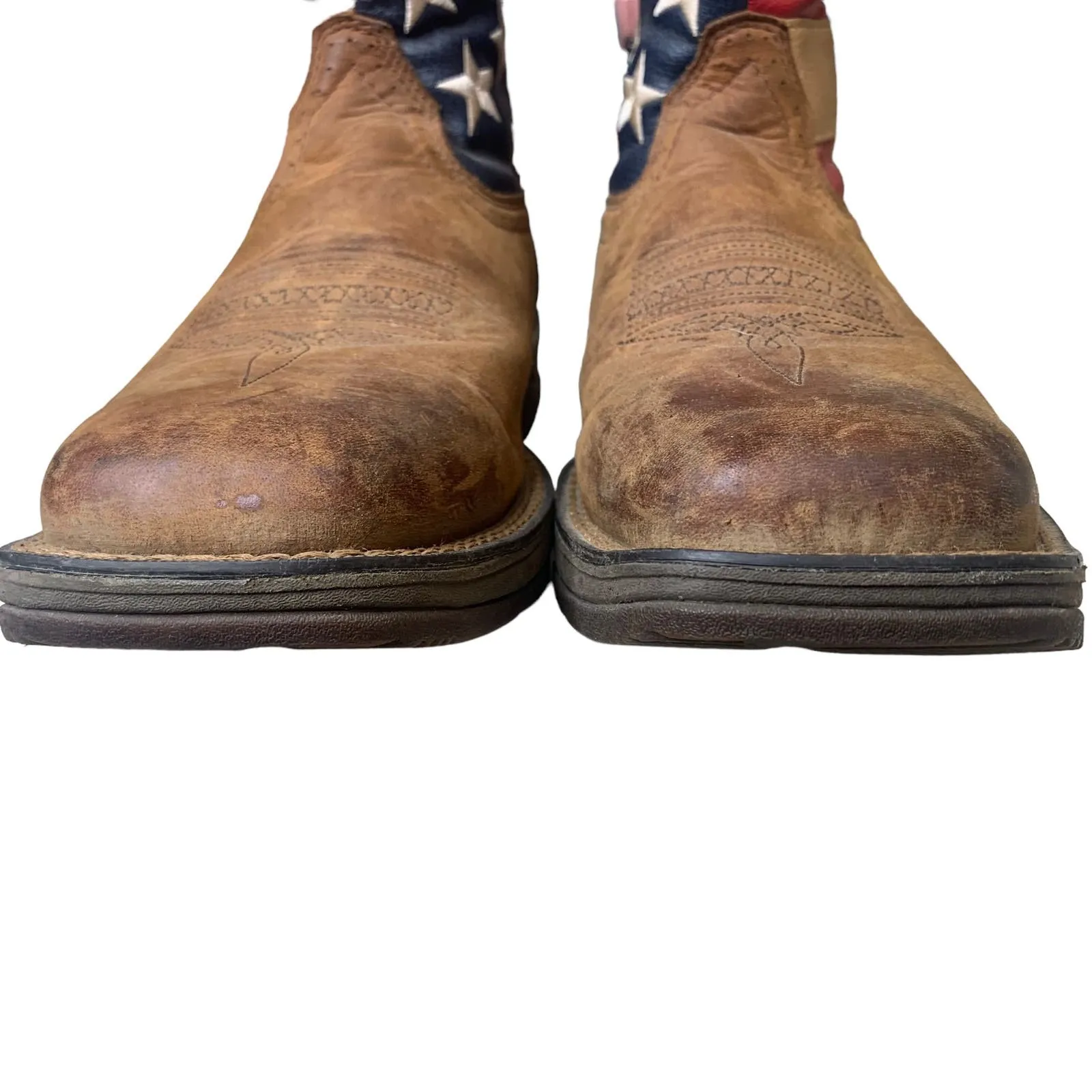Durango Rebel Men's Steel Toe American Flag Western Boots SZ 12