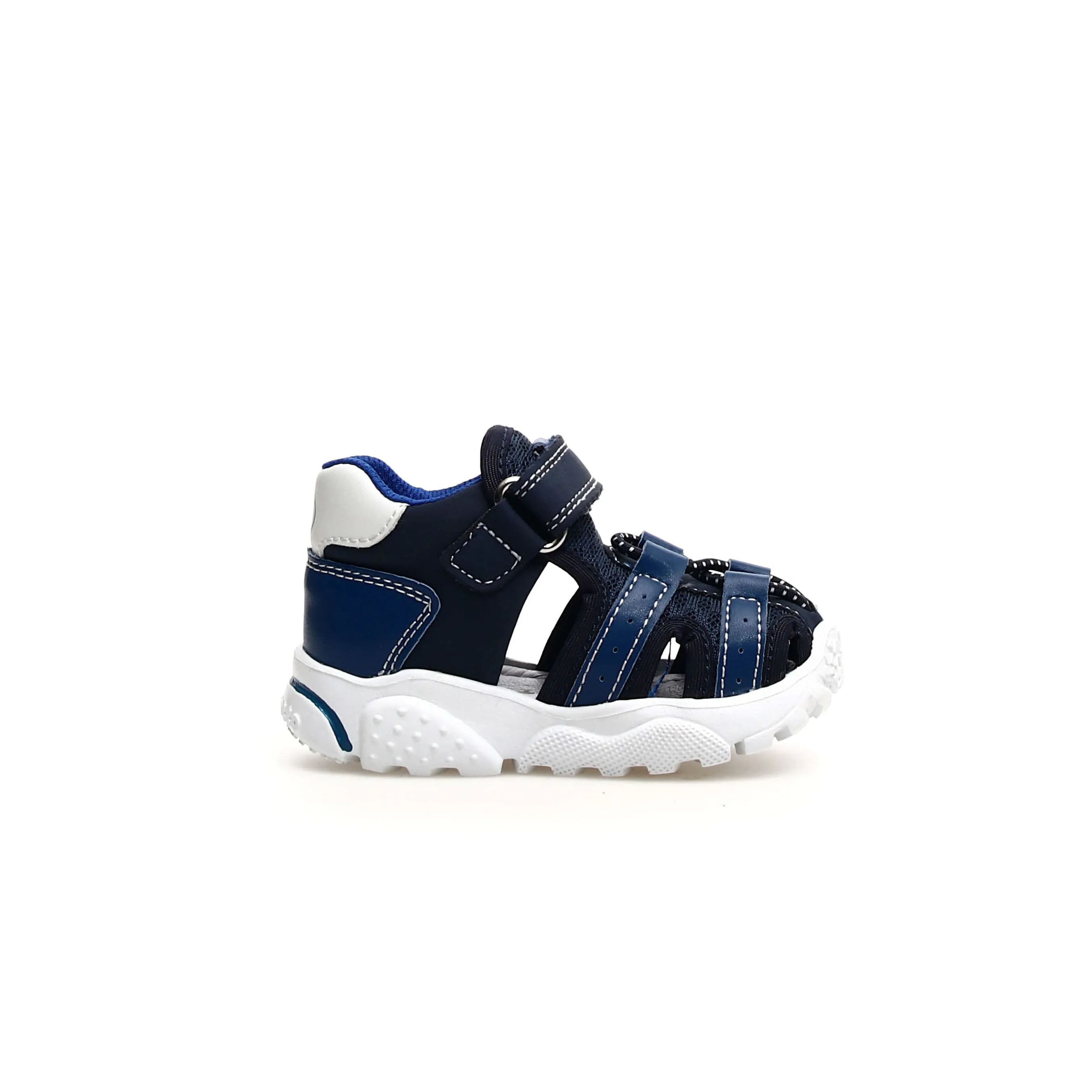FALCOTTO - Boses Boys Blue Sandals in Eco Nabuk