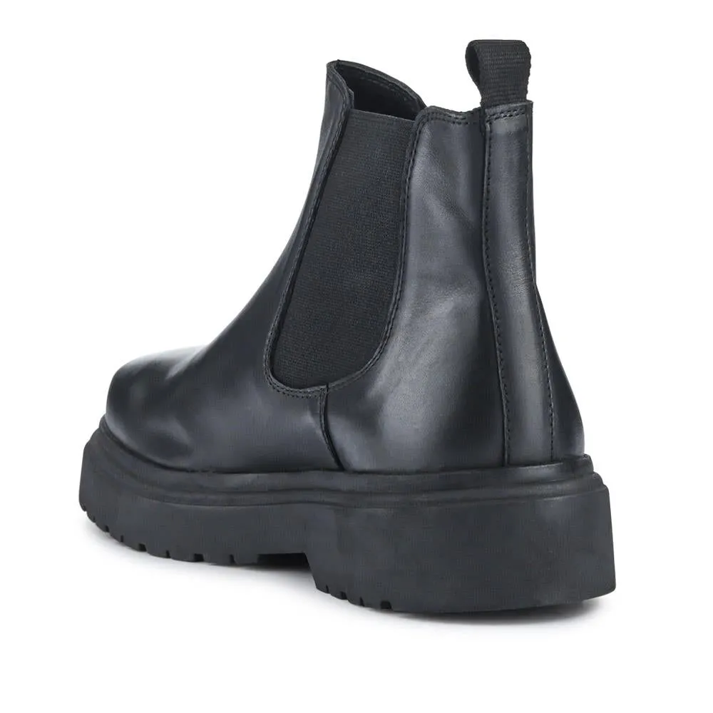 Finsbury Leather Chelsea Boots - FINSBURY / 326 398