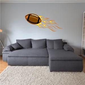 Football Ball Wall Decal - Vinyl Sticker - Car Sticker - Die Cut Sticker - CDSCOLOR033