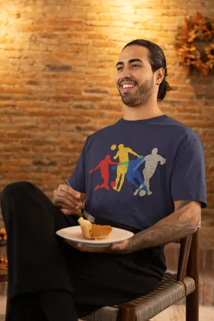 Football Fever Printed Oversized T-shirt for Men