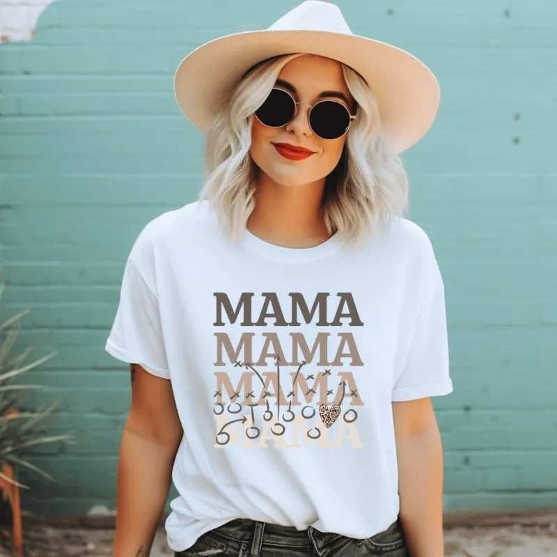Football Mama Playbook Design PNG Download