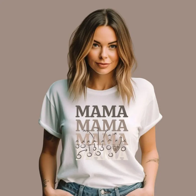 Football Mama Playbook Design PNG Download