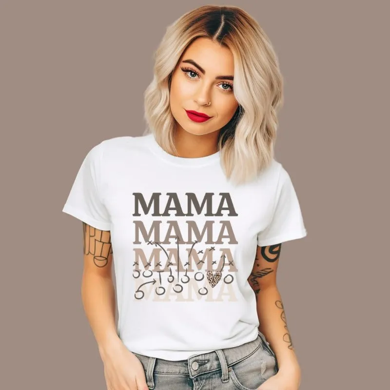 Football Mama Playbook Design PNG Download