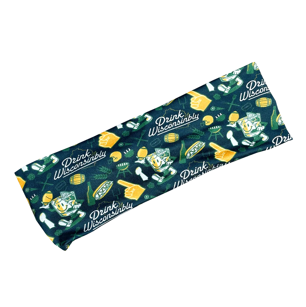 Football Pattern Headband