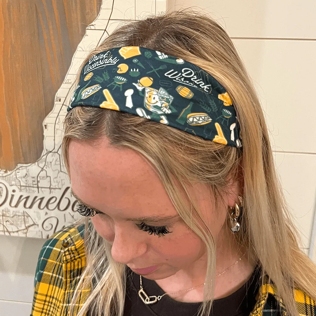 Football Pattern Headband