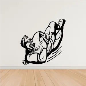 Football Player Wall Decal - Vinyl Decal - Car Decal - CDS069
