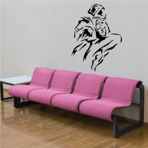 Football Player Wall Decal - Vinyl Decal - Car Decal - CDS134