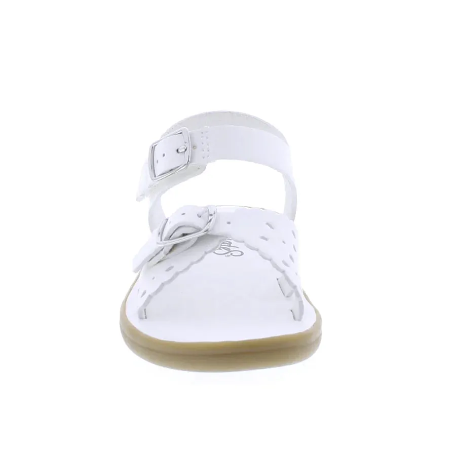 Footmates Eco-Ariel Sandal - White Micro