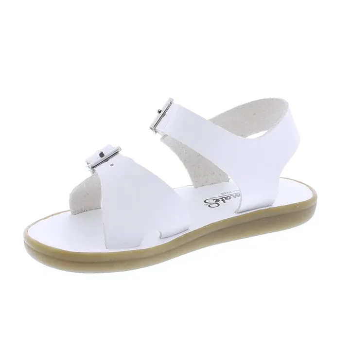 Footmates Eco-Tide Sandal - White Micro