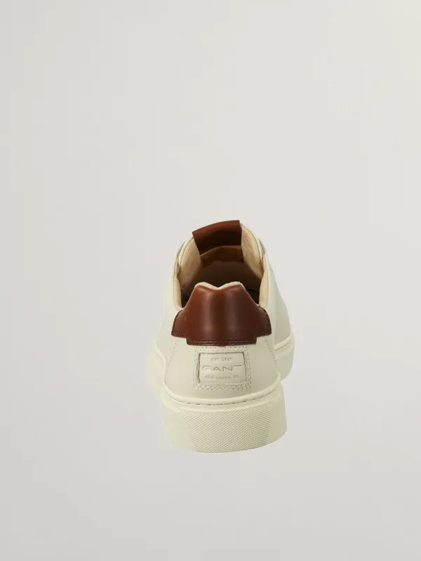 GANT OFF WHITE LEATHER SNEAKER