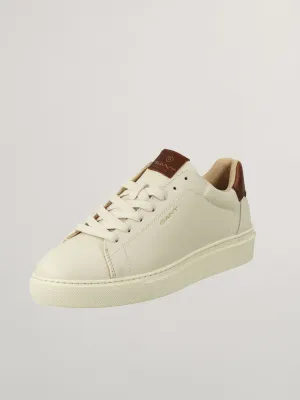GANT OFF WHITE LEATHER SNEAKER