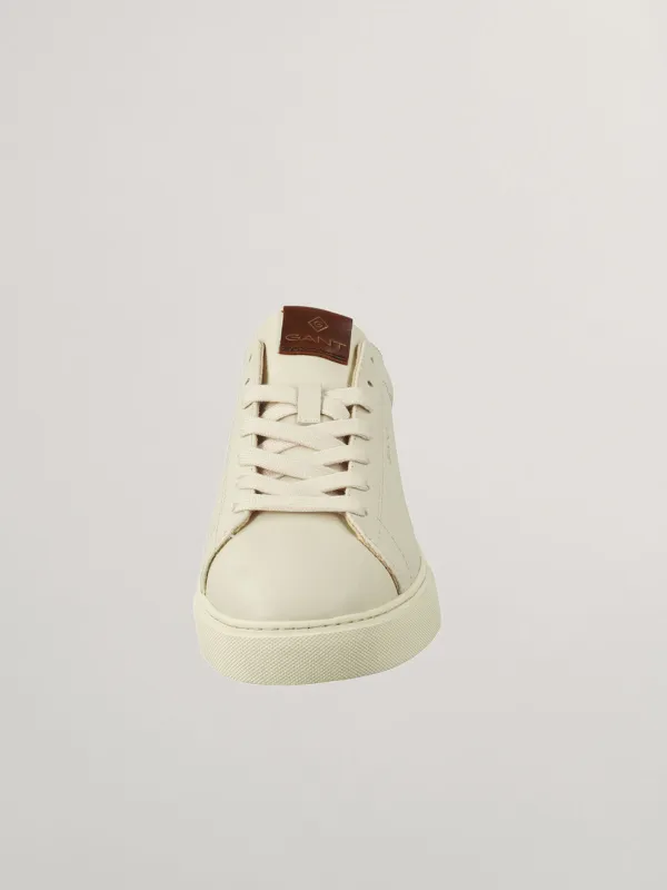 GANT OFF WHITE LEATHER SNEAKER