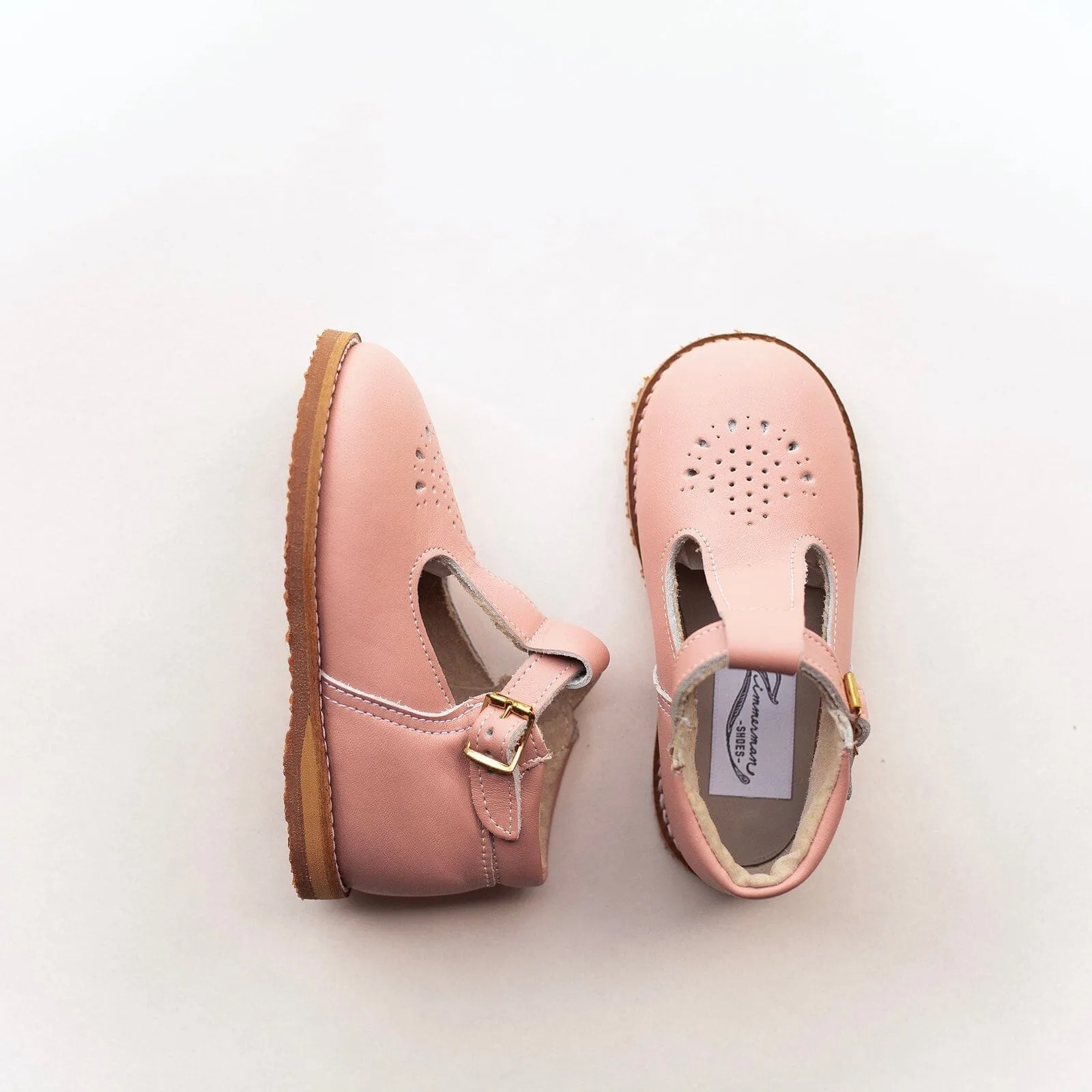 Greta T-Strap | Blush
