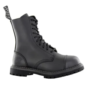 Grinders Stag Cs Derby Black Unisex Ankle Steel Toe Boots