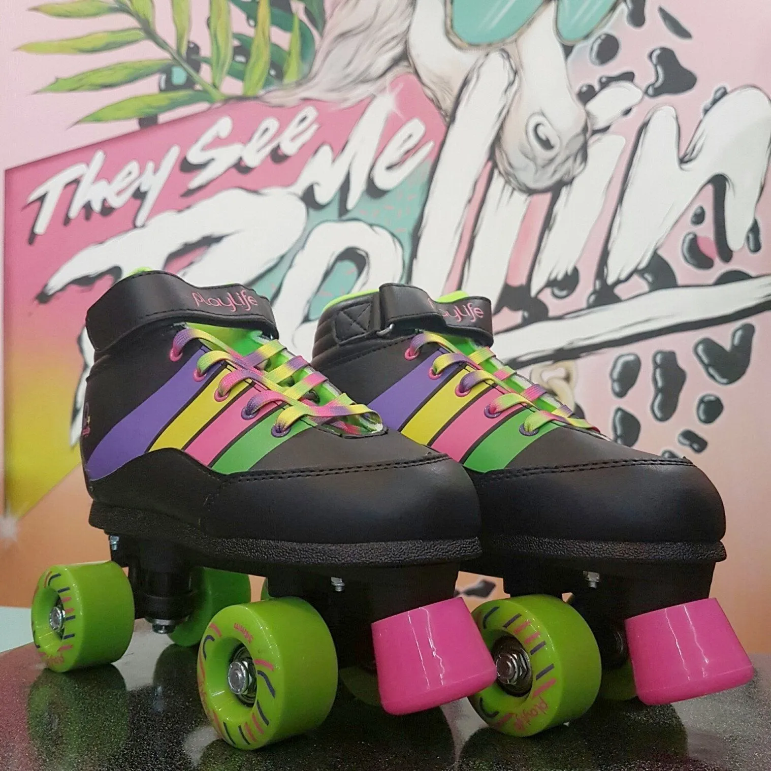 Groove Rainbow Kids Roller Skates