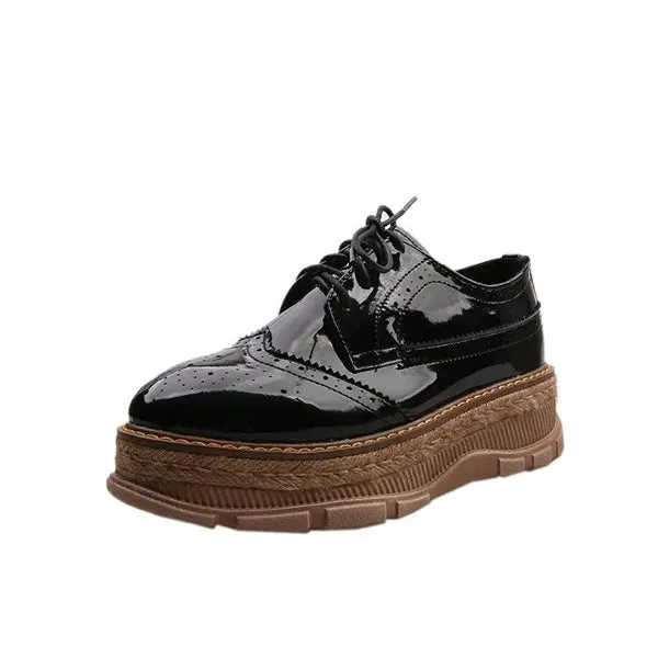 Hnzxzm Woman Pumps Fashion Female Ladies Round Toe Lace Up Non-slip Black Basic 4 Heel Pumps Women Shoes Plus Size 39