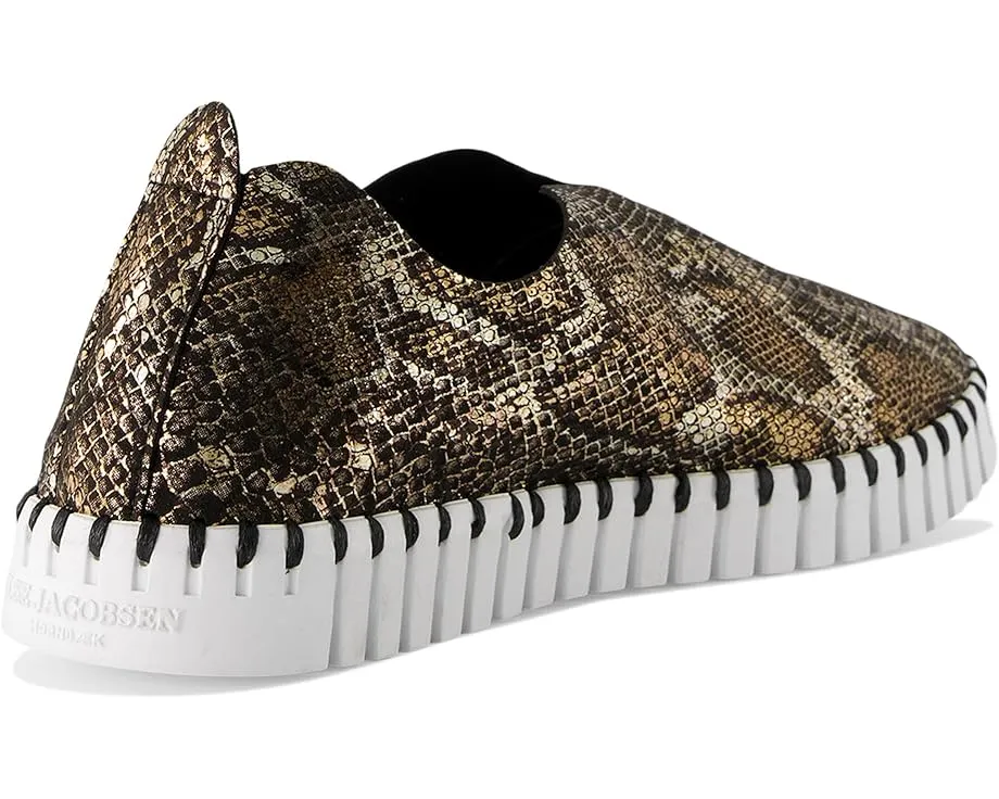 Ilse Jacobsen Tulip Metallic Snake - Black/Gold