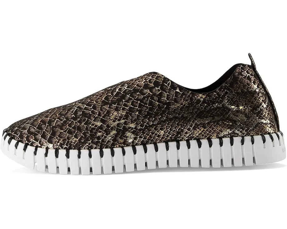 Ilse Jacobsen Tulip Metallic Snake - Black/Gold