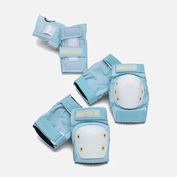 Impala Protective Set Adult - Sky Blue/Yellow