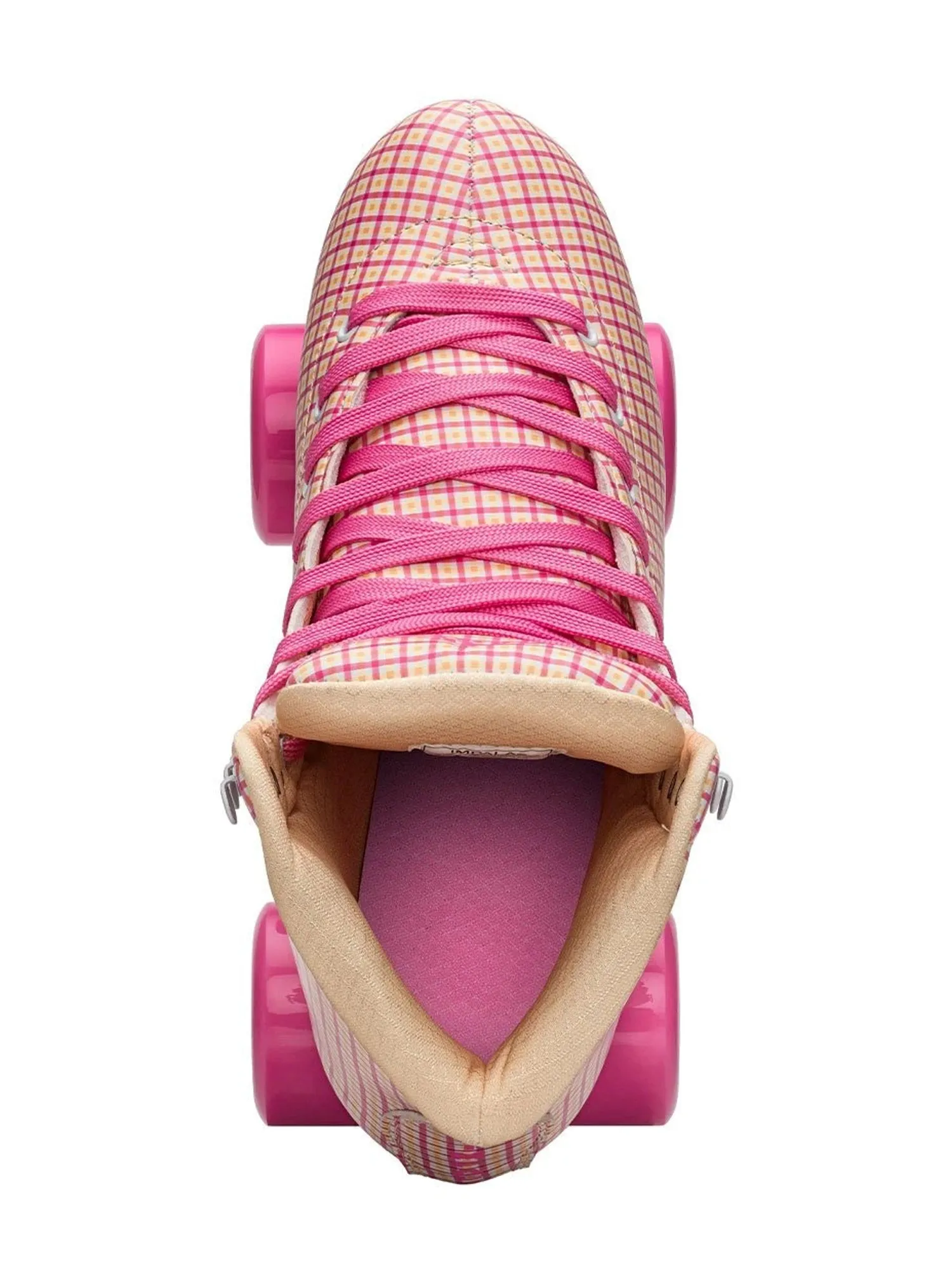 IMPALA ROLLERSKATES SIDEWALK SKATES - ROLLER SKATES - TARTAN PINK - CLEARANCE
