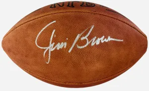 Jim Brown Autographed Official NFL Football (JSA)