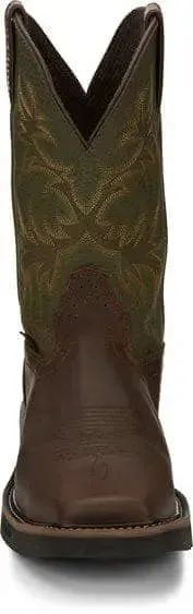 JUSTIN BOOTS - Keavan Safety Toe, Dark Brown