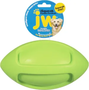 JW Pet iSqueak Funble Football Dog Toy (Large)