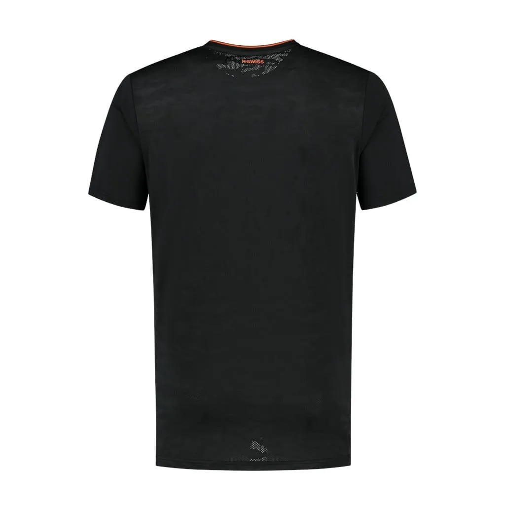 K-Swiss Hypercourt Mesh Crew Mens T-Shirt - Jet Black