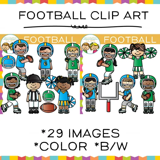 Kids Football Clip art