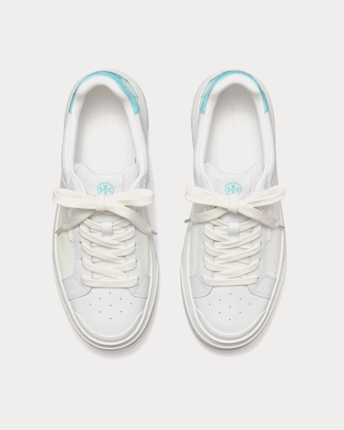 Ladybug Titanium White / Light Celeste Low Top Sneakers