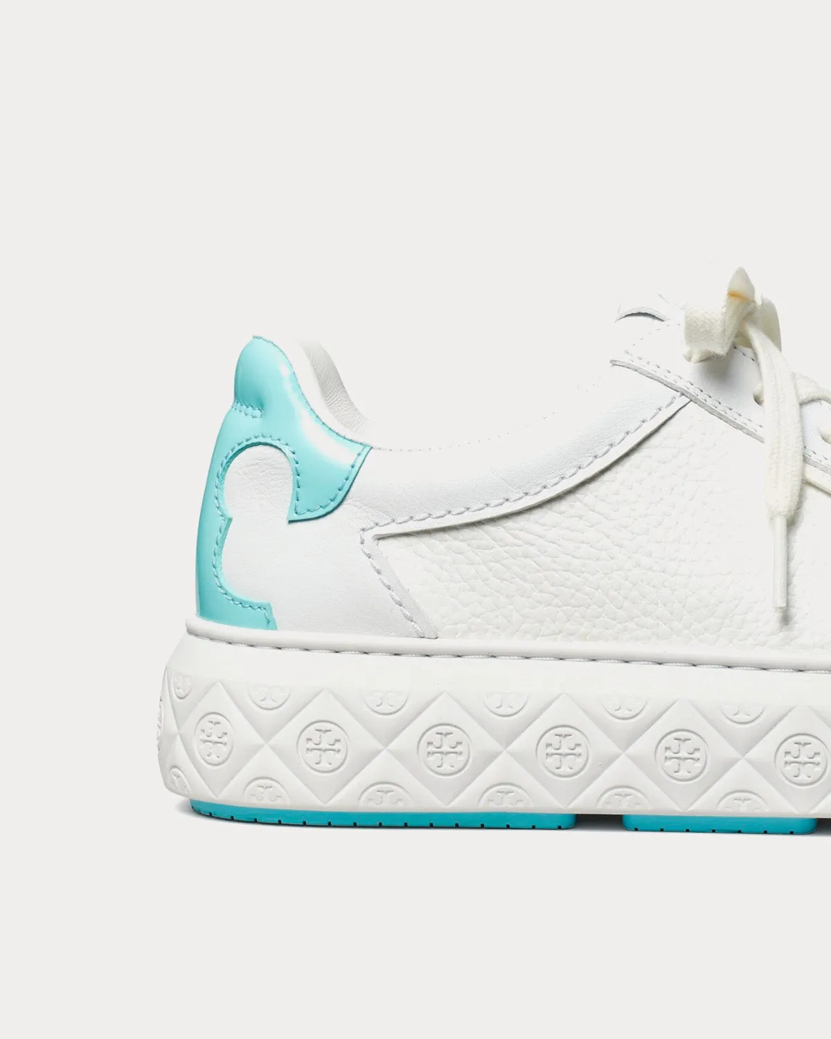 Ladybug Titanium White / Light Celeste Low Top Sneakers