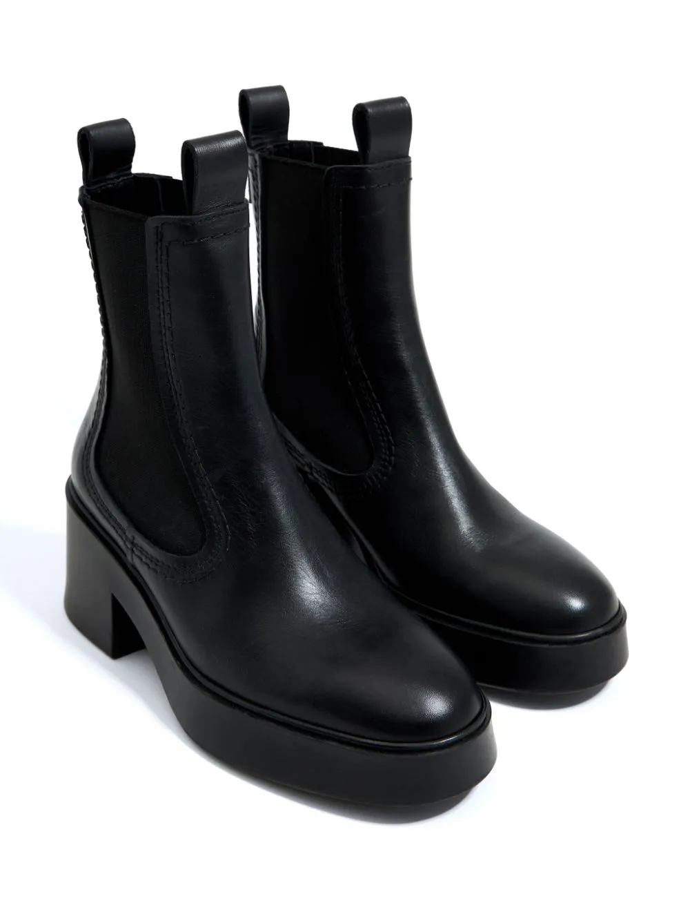 leather Chelsea boots