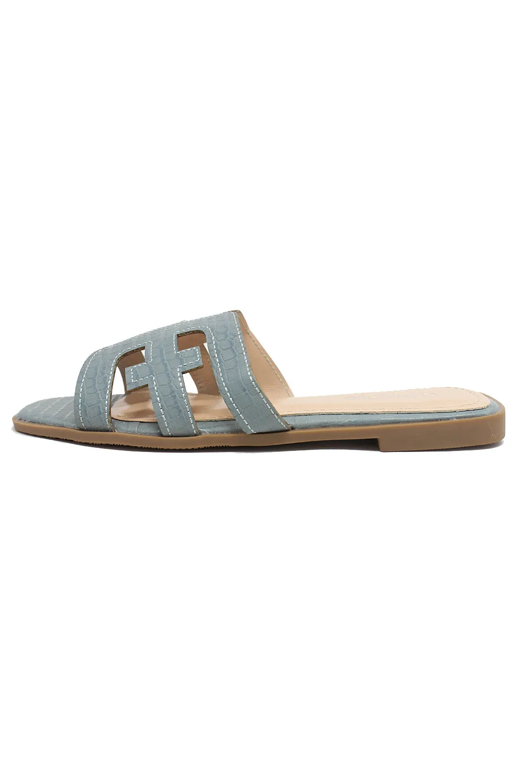 Light Blue Flat Slide
