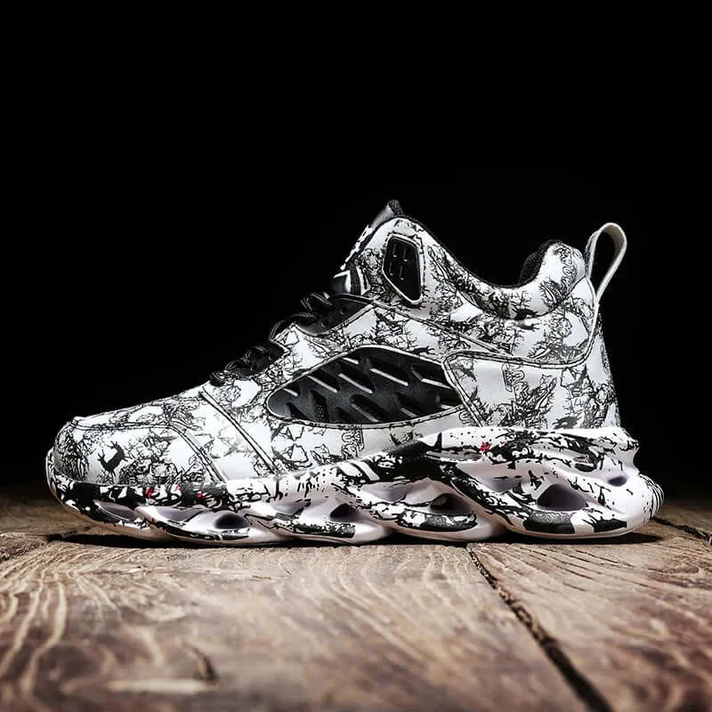 Lightweight Breathable Sneakers with Durable Rubber Outsole