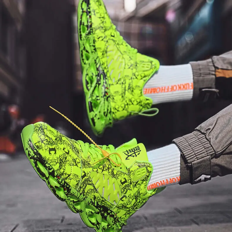 Lightweight Breathable Sneakers with Durable Rubber Outsole