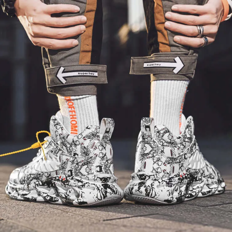 Lightweight Breathable Sneakers with Durable Rubber Outsole