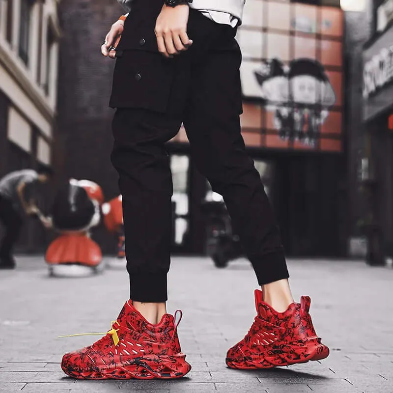 Lightweight Breathable Sneakers with Durable Rubber Outsole