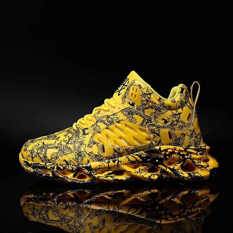 Lightweight Breathable Sneakers with Durable Rubber Outsole