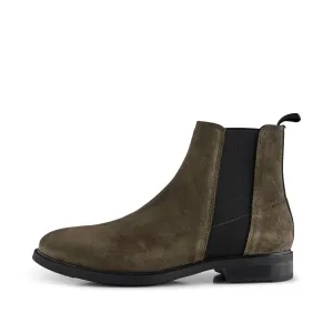 Linea chelsea boot suede - STONE
