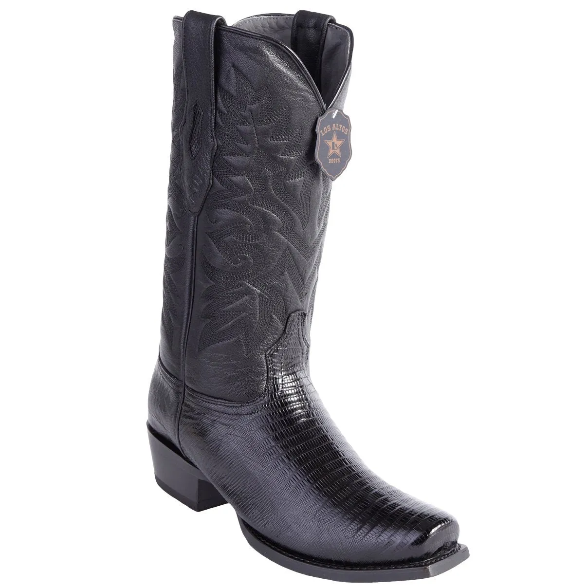 Los Altos Men's Lizard Teju Cowboy Boots 7-Toe