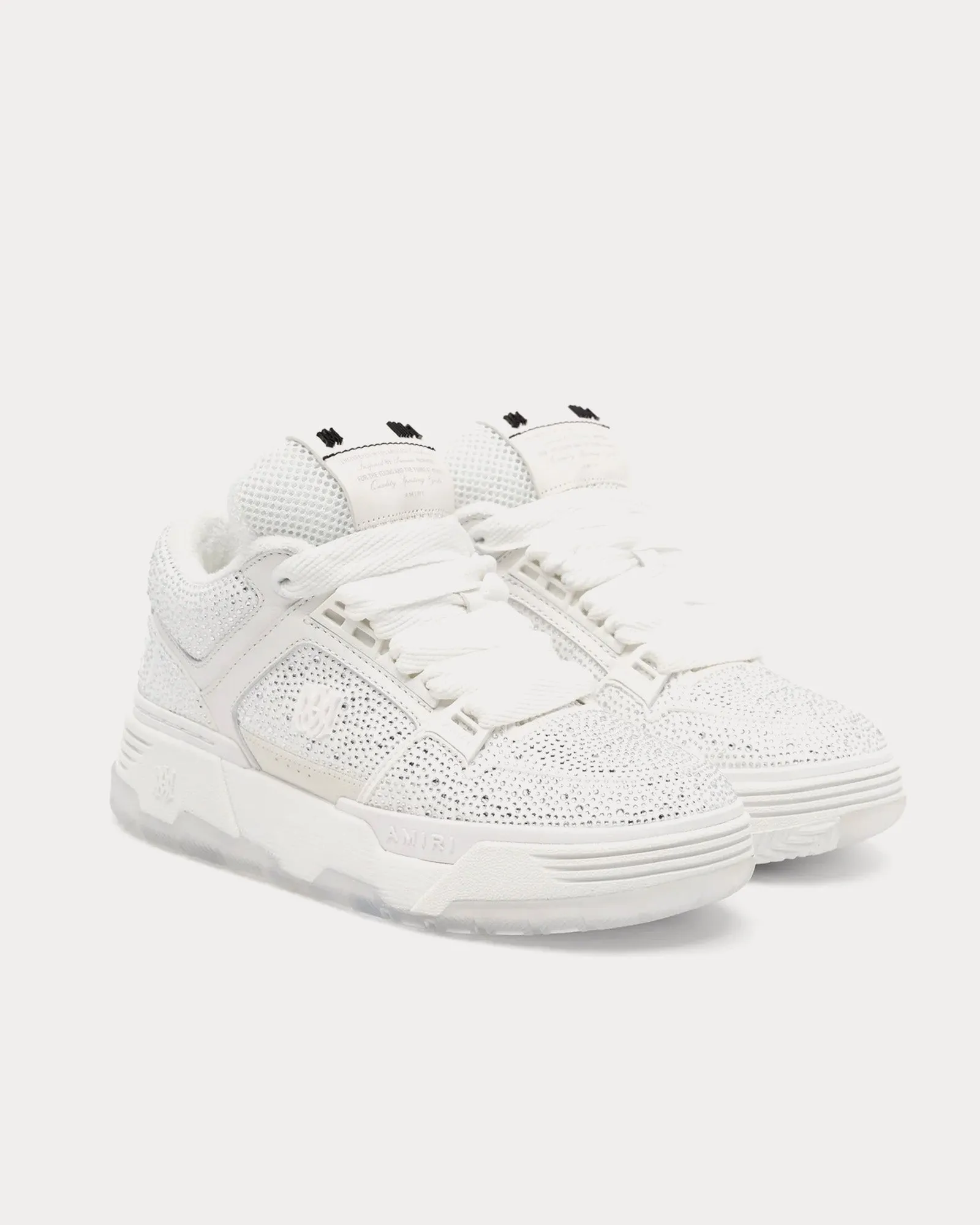 MA-1 Crystal White Low Top Sneakers