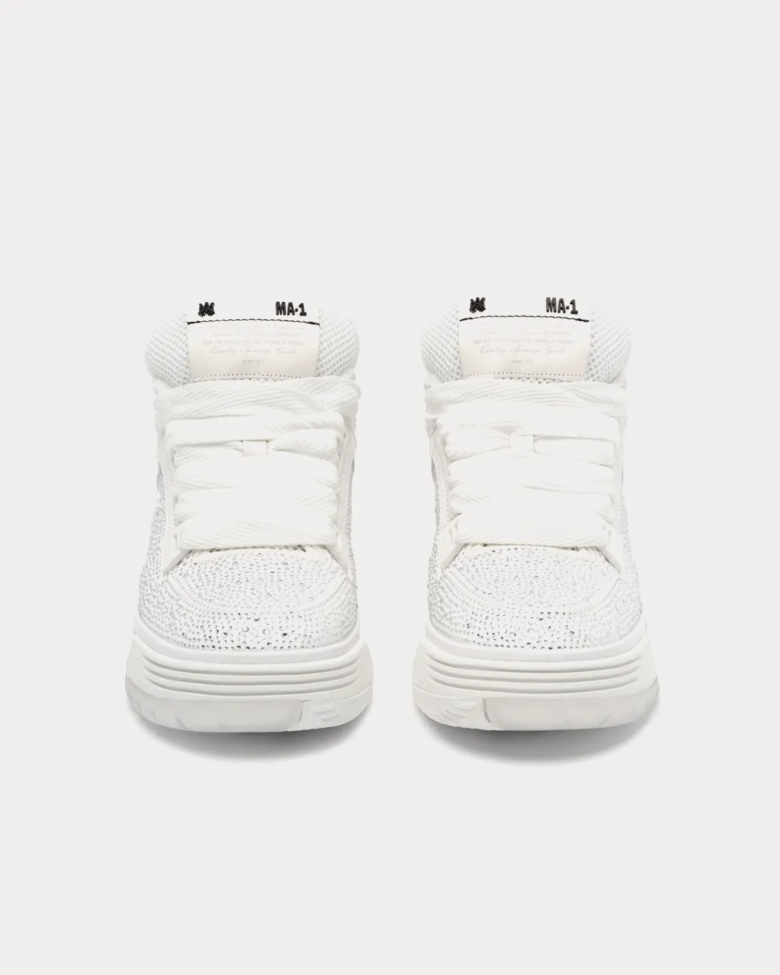 MA-1 Crystal White Low Top Sneakers