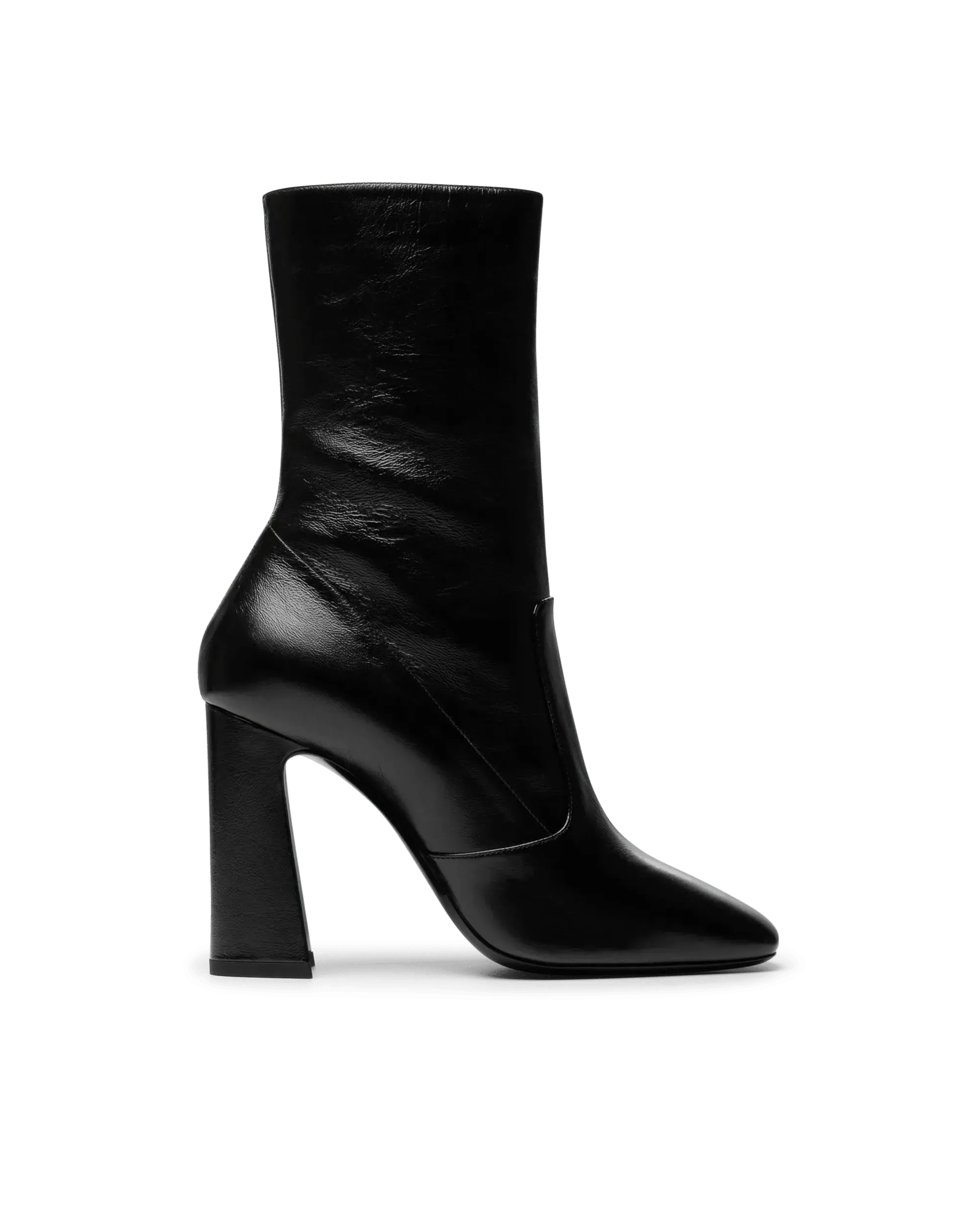 Maddie Leather Midcalf Boots