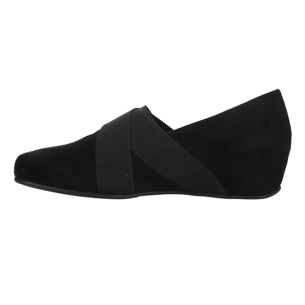Maiya Square Toe Wedge Pumps