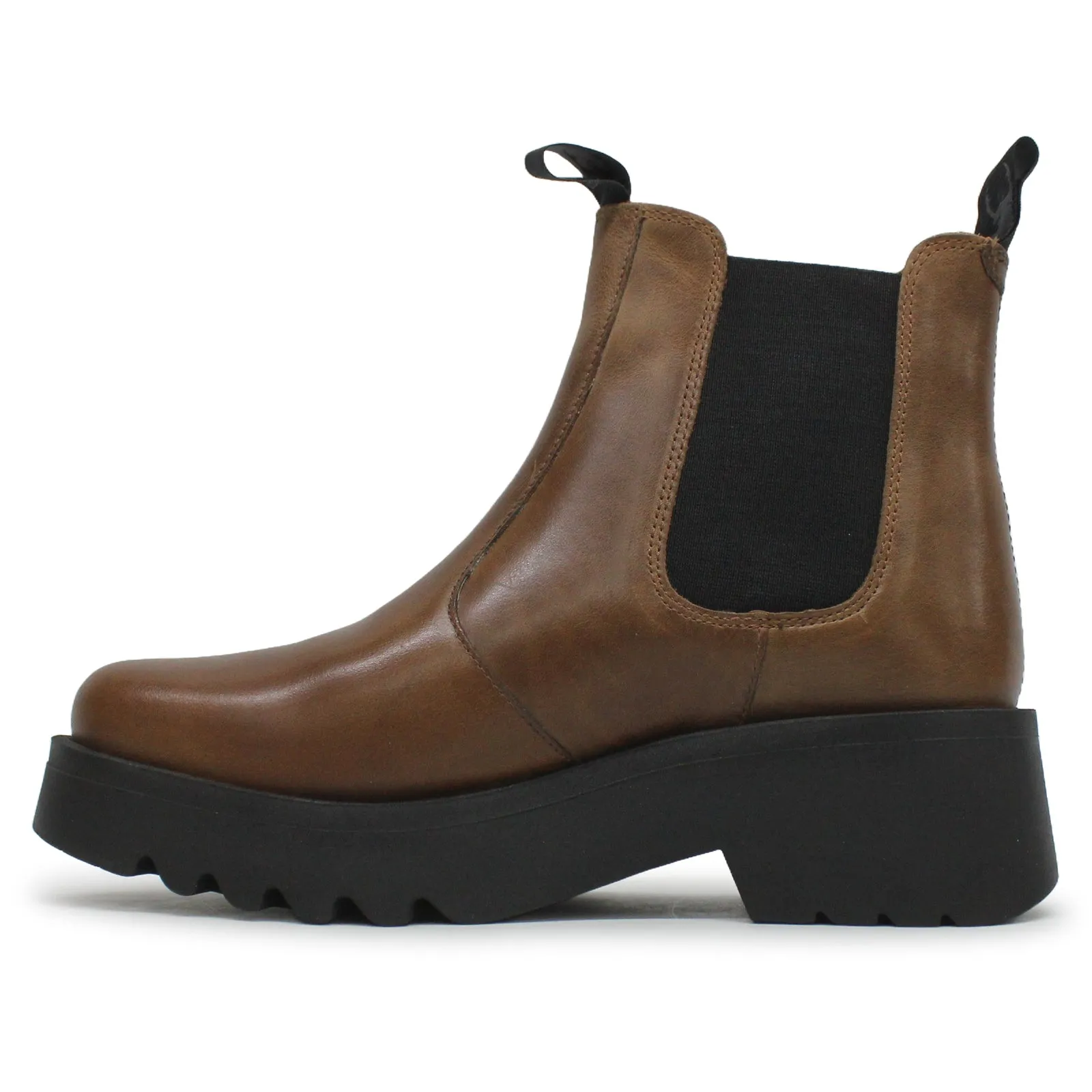 Medi789Fly Rug Leather Women's Chelsea Boots