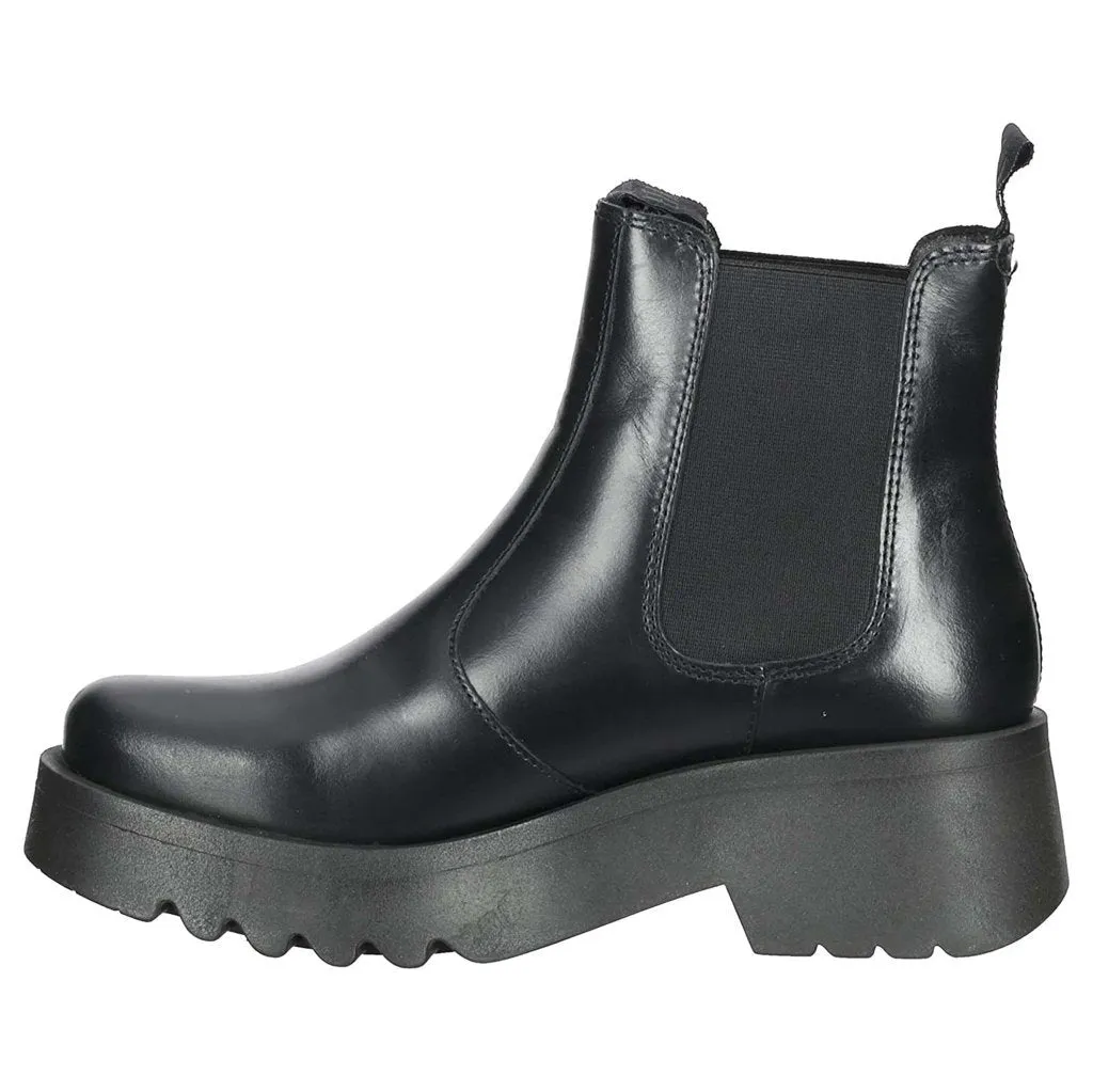 Medi789Fly Rug Leather Women's Chelsea Boots