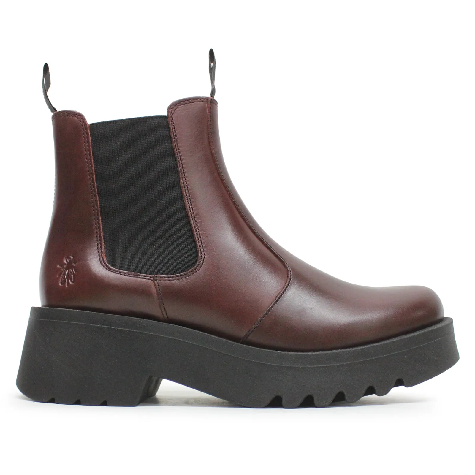 Medi789Fly Rug Leather Women's Chelsea Boots