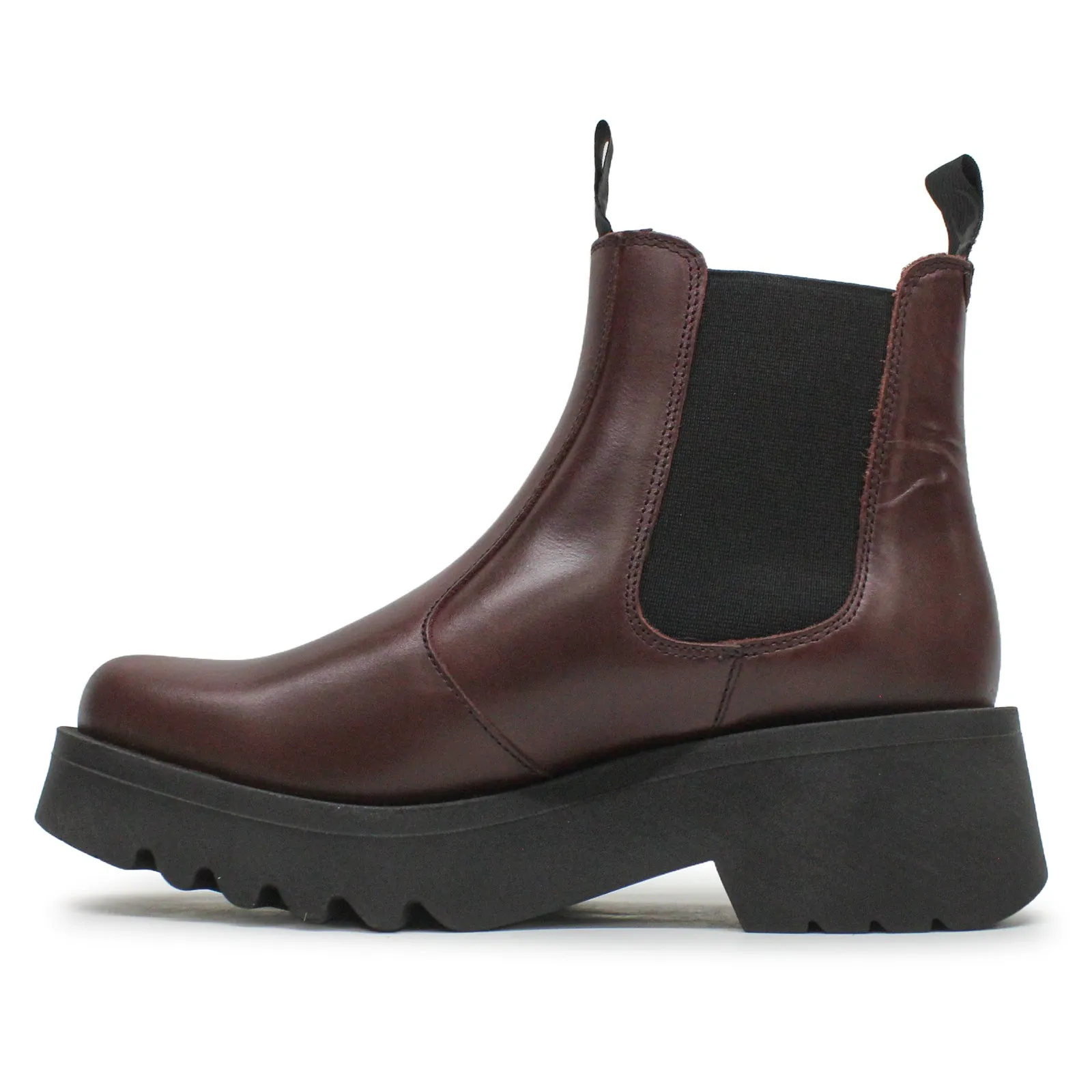 Medi789Fly Rug Leather Women's Chelsea Boots