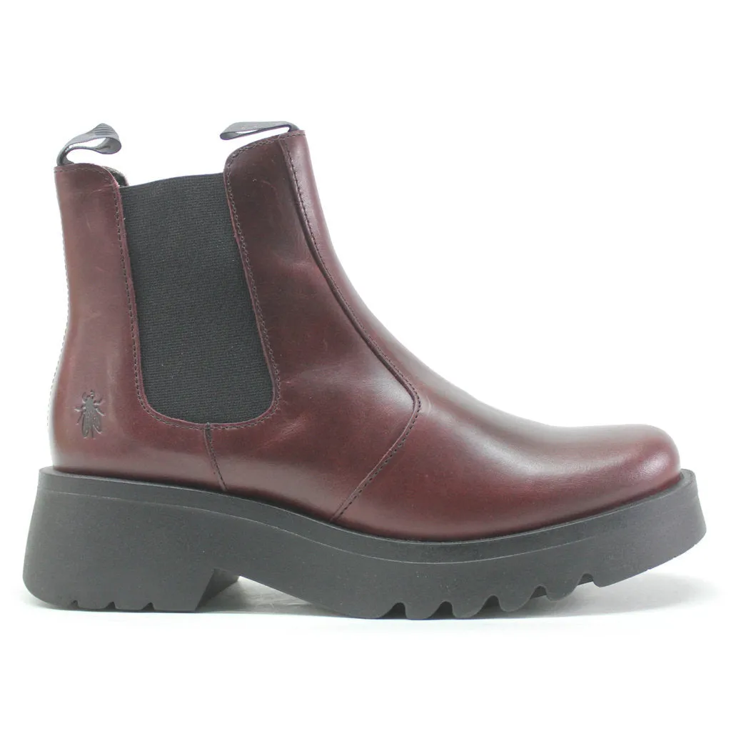 Medi789Fly Rug Leather Women's Chelsea Boots